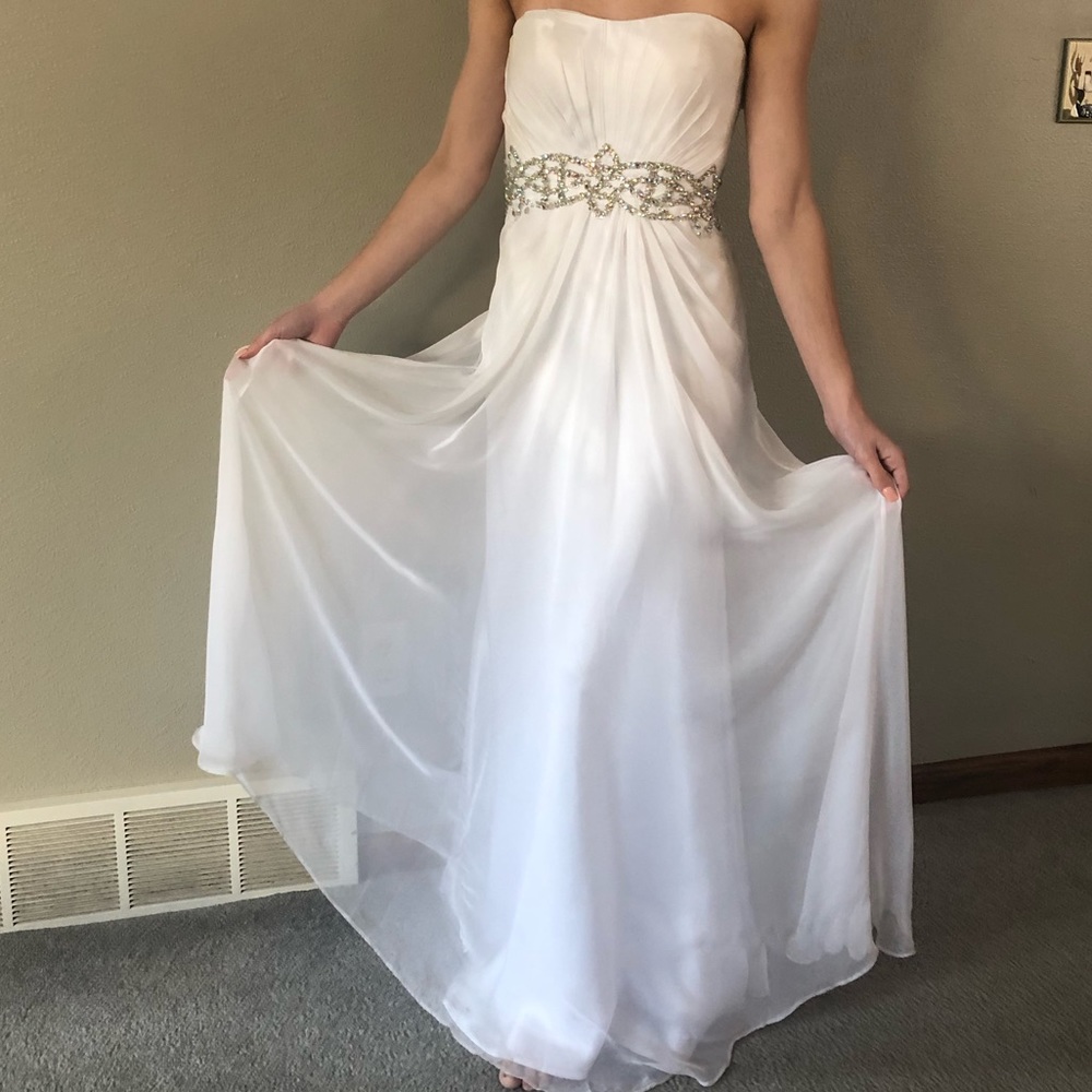 Pageant or prom or formal dress